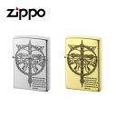 ジッポー スカルクロス ライター メンズ シルバー/ゴールド ZIP-SC