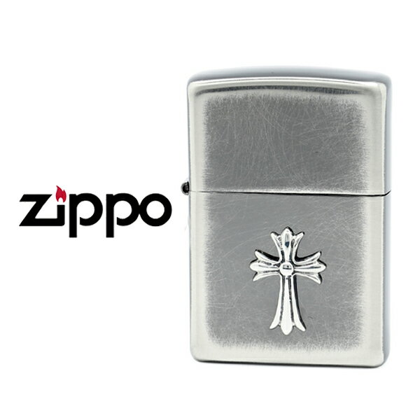 ジッポー ユーズドメタル ライター ZIPPO クロス 十字架 NiB ニッケル ZIP-USED-METAL-NIB