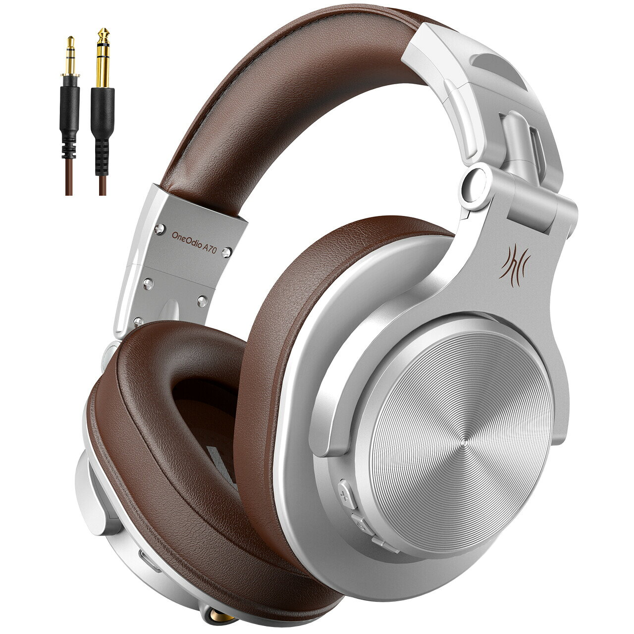 OneOdio A70 ワイヤレス ヘッドホン 72時間再生 Bluetooth 5.2 ヘッドフォン 有線 ...
