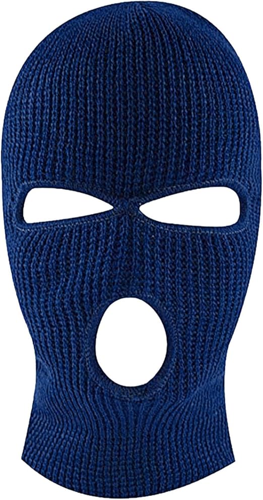 目出し帽 バラクラバ フェイスカバー フェイスガード フェイスマスク 防寒マスク ニット目出し帽 ネイ..