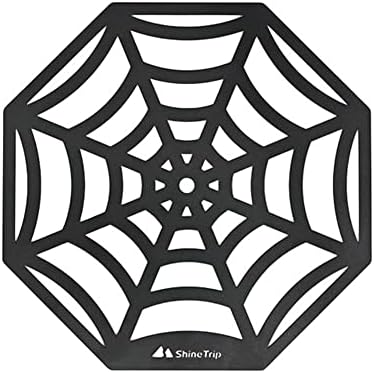 キャンプ ランタンスタンド テーブル ランタンポール テーブルラック ステンレス製 テーブルトップ 蜘蛛の巣 収納棚 アウトドア