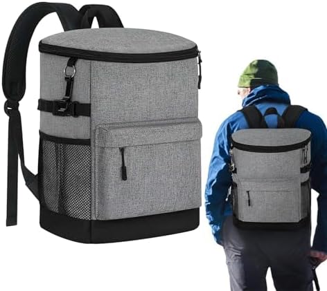 クーラーバッグ リュック バックパック 保冷バッグ 保冷バックパック 30缶収納可能 17L 防水 保冷 軽量 多機能ポケット アウトドア キャンプ 商品説明 優れた保冷効果: 漏れ防止の内部構造と優れた断熱材により、飲み物を最大24時間冷たい状態に保ち、缶を最大30本収納できます。 大容量: 広々とした17Lのメインコンパートメント、小物を入れるフロントポケット、ビールやワインボトル用のメッシュサイドポケットがあり、アウトドアでの荷物の整理とアクセスを簡単にします。 多様な用途: キャンプ、アウトドア、パーティー、スポーツ観戦など、様々なアクティビティに適しています。 頑丈な素材: 高品質のナイロン素材と頑丈な構造により、優れた防水性を発揮し、厳しい気象条件から中身を守ります。 色: 黒、グレー 素材: ナイロン 製品サイズ: 約 28 x 15 x 35 cm 容量: 17L パッケージ内容: クーラーバックパック × 1 ※ご注文後、直ちに発送手配を進めるため、ご注文後のキャンセルやお届け先ご住所などの変更には対応できません。 ※4営業日以内の発送後、4～10日程度で到着予定となっております。 主にポスト投函の配送方法となりますが、発送状況により配送会社等が変更になる場合があります。