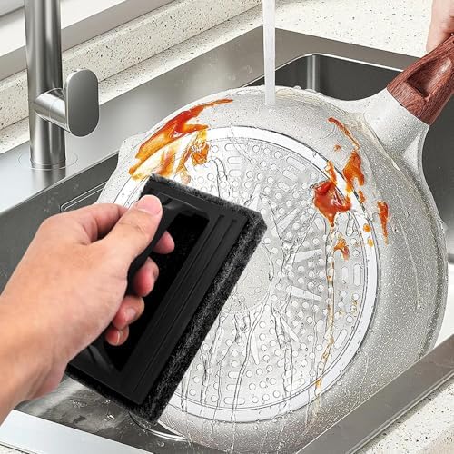 ワンオブアカインド 楽天市場店のグリルブラシ BBQ スポンジ グリル バーベキューコンロブラシ 掃除用ブラシ クリーナー PP素材 アウトドア キャンプ｜アングル2