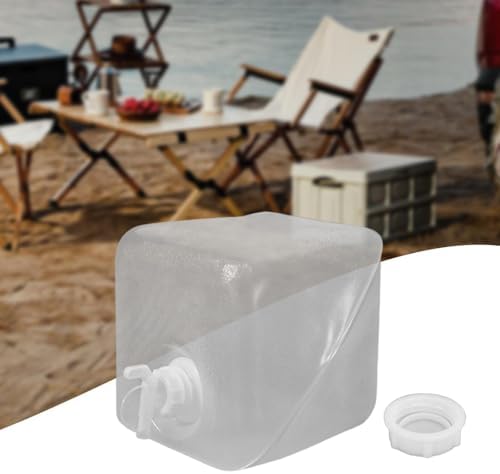 ウォーターコンテナ 折りたたみ式 20L 栓付き LDPEプラスチック 漏れ防止 再利用可能 アウトドア キャンプ 2