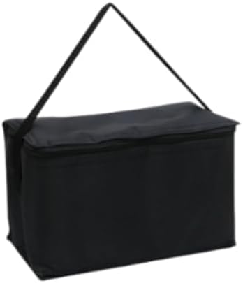 樂天商城 - 保冷バッグ クーラーボックス Mサイズ 28x14x17cm 黒 ランチクーラー ドリンクトート アウトドア キャンプ