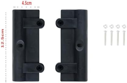 キャリーワゴン ハンドル コネクタ 2個 セット 接続 アタッチメント パーツ 頑丈 プッシュバー 固定 金具 12.5cm 折りたたみワゴン カスタマイズ キャンプ アウトドア