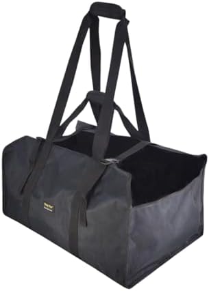 薪キャリーバッグ トートバッグ 薪入れ ログトート 大容量 62cm 丈夫 汚れに強い オックスフォード生地 薪運び 焚き火 キャンプ アウトドア