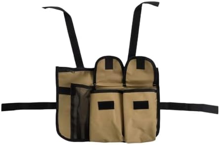 Rakuten - キャンプチェア サイドポケット 33×24cm 椅子 収納バッグ 吊り下げ式 オーガナイザー アームレスト 撥水 軽量 ショルダーバッグ 斜めがけ アウトドア キャンプ