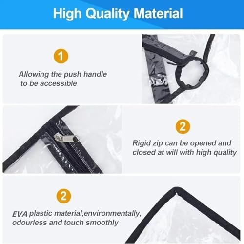 キャリーワゴン レインカバー 汎用 防水カバー 防塵 防風 ジッパー付 115cm キャリーカート 保護カバー ビニール 雨除け 透明 キャンプ アウトドア