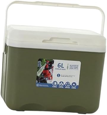樂天商城 - クーラーボックス 小型 6L 断熱ボックス 保冷 保温 釣り ピクニック キャンプ 部活 スポーツ アウトドア 車載 飲料 母乳 持ち運び コンパクト 密閉性 頑丈 丈夫
