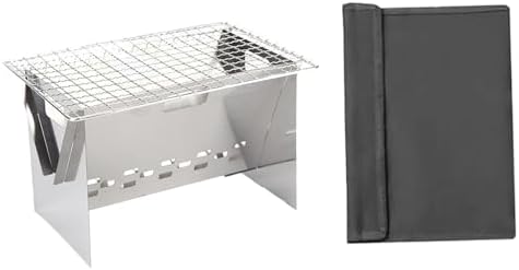 樂天商城 - BBQグリル コンパクト キャンプ ストーブ 取り外し可能 ミニチャコールグリル ポータブル 初心者向け 裏庭 ピクニック アウトドアアクティビティ ソロキャンプ 焚き火台