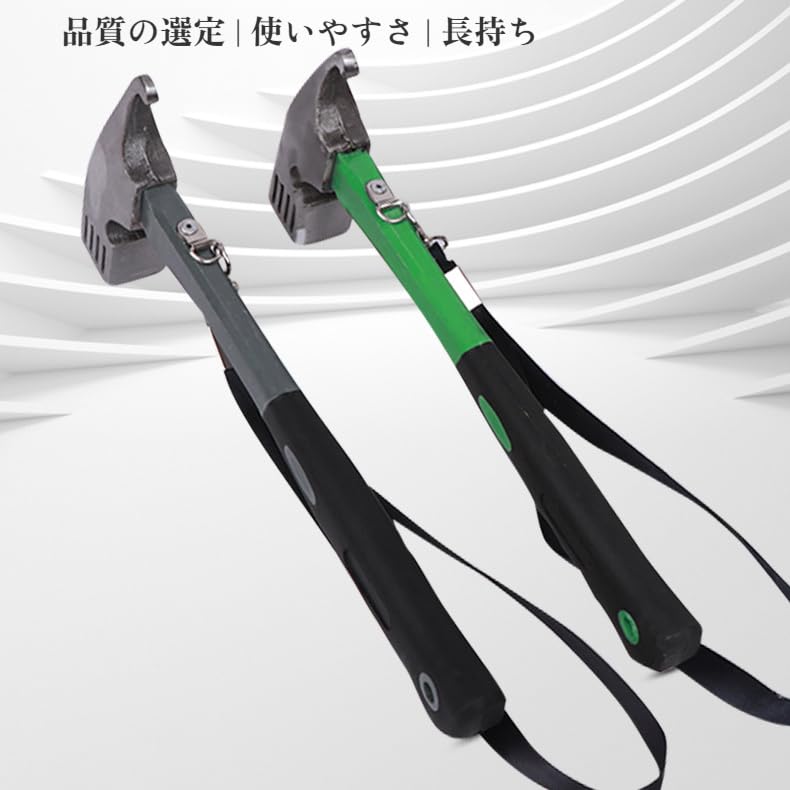 キャンプハンマー 多機能 ペグハンマー テントハンマー 軽量 3in1 釘抜き付き アウ...
