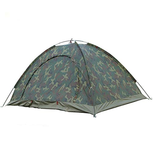 Rakuten - テント 2人用 3人用 ドームテント 迷彩柄 防水 防風 軽量 キャンプ用品 アウトドア 登山 釣り ビーチ 簡易テント おしゃれ 厚手 簡単設営 持ち運び便利