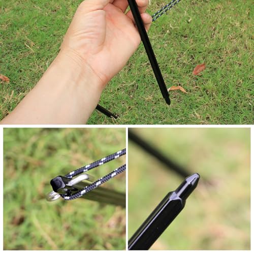 テントペグ 4本セット アルミ合金製 30cm 頑丈 軽量 グラウンドペグ キャンプ用品 テント固定 タープ用 設営 アウトドア用品 砂浜 草地 岩場 oneofakind-10006994 ワンオブアカインド 楽天市場店 サンプル画像3