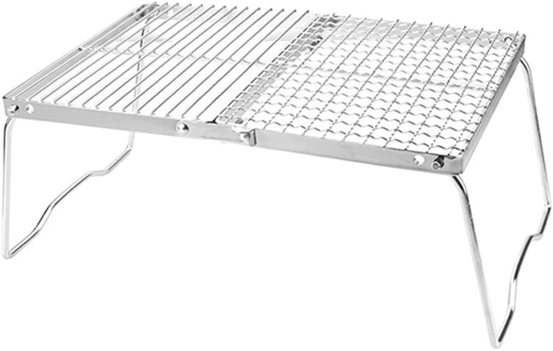 クッカースタンド グリルスタンド 五徳テーブル アウトドア キャンプ ステンレス ポータブル ガススト..