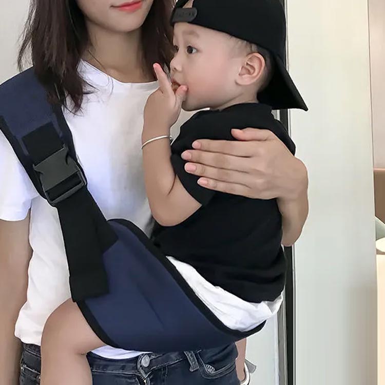ワンオブゼムマートの抱っこ紐 新生児 抱っこひも 赤ちゃん 送料無料 子供用 コンパクト 軽量 スリング パパママ兼用 出産祝い コンパ｜アングル2