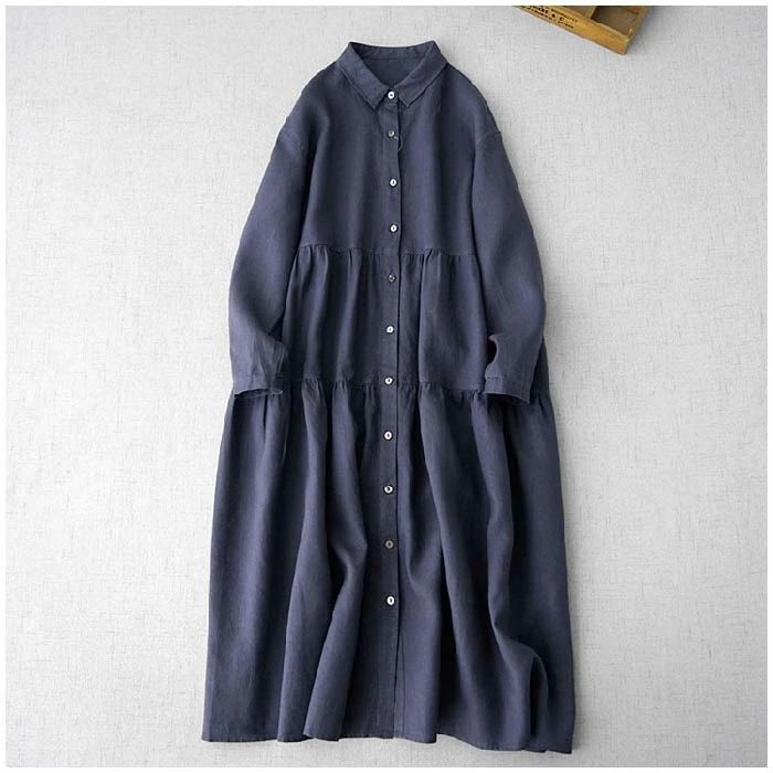 ルームウェア ゆったり 体型カバー 着回し カジュアル シンプル オシャレ ワンピース シャツ ゆったり チュニック 大きいサイズ 2