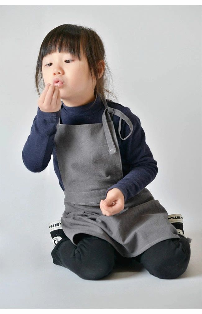 キッズ 女の子 ロング丈 綿 コットン 撥水加工 軽量 かわいい ナチュラル ポケット...