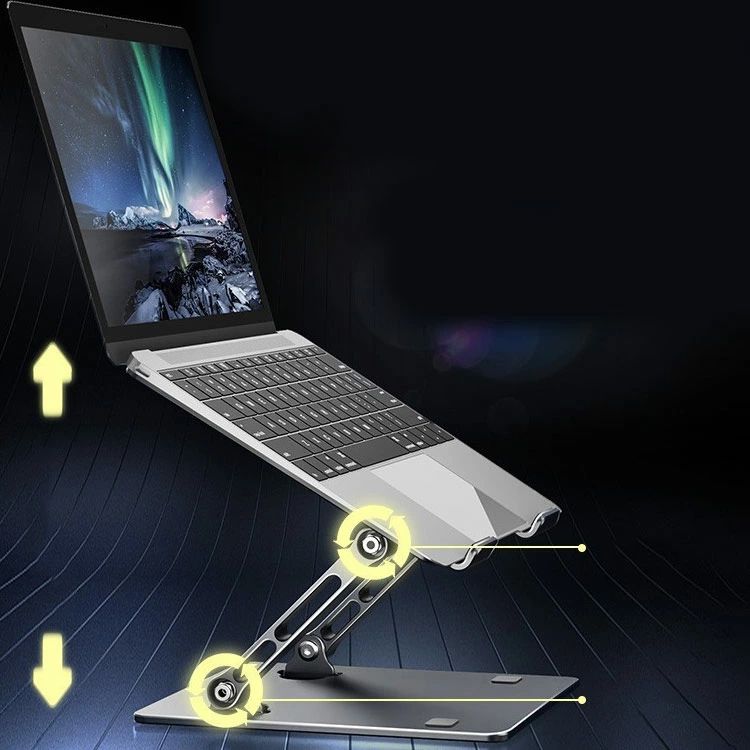 ノートPCスタンド 薄型 折りたたみ 省スペース PCスタンド 折りたたみ 高さ/角度調...
