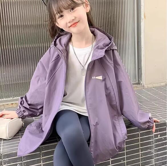 Rakuten - ウインドブレーカー 小学生 女の子 キッズ 小学校 幼稚園 保育園 韓国 おしゃれ 通学 子供 子ども アウター ジャケット ブルゾン