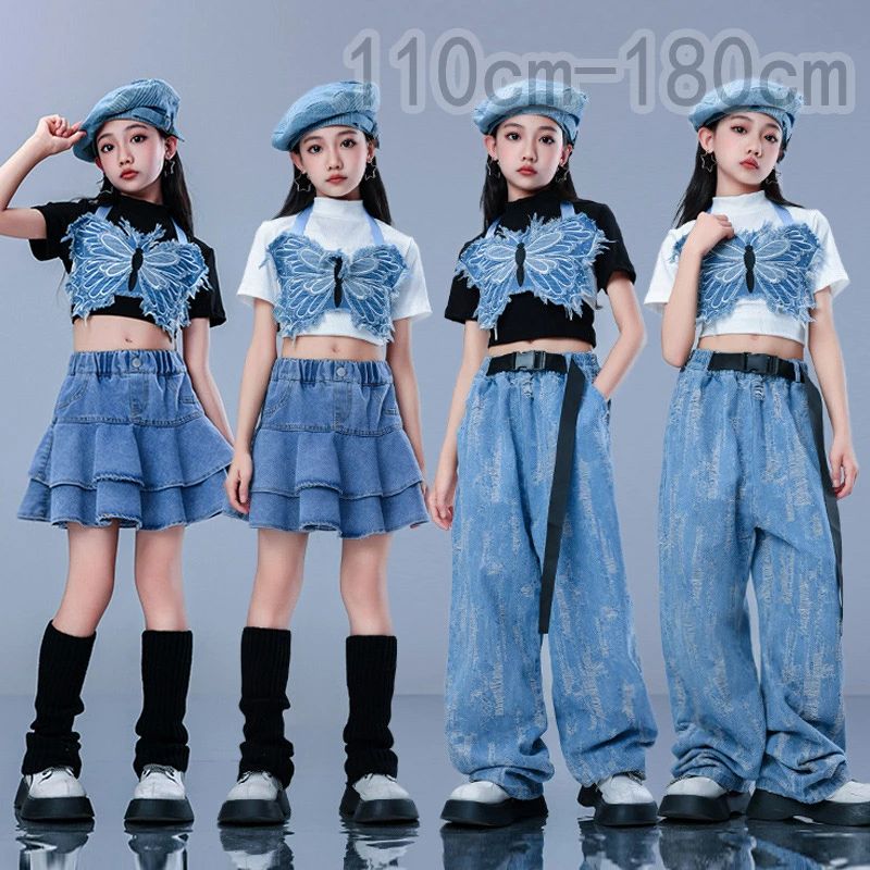キッズダンス衣装 女の子 ジャズダンス セットアップ キッズ ダンス衣装 セットア...