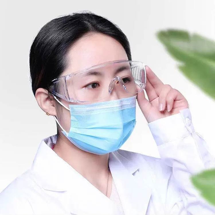 ワンオブゼムマートの送料無 花粉対策 曇らない 超軽量 花粉メガネ 眼鏡 ゴーグル 送料無料 保護メガネ 曇り止め UV 眼鏡の上から ブルーライト 透明｜アングル3