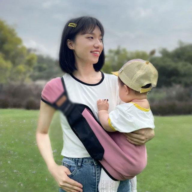 ワンオブゼムマートのベビ 男女兼用 ベルト 多機能 対面抱っこ 横抱き 新生児 片手抱っこ 送料無料 ヒップシート コンパクト 抱っこ紐 ベビースリング｜アングル3