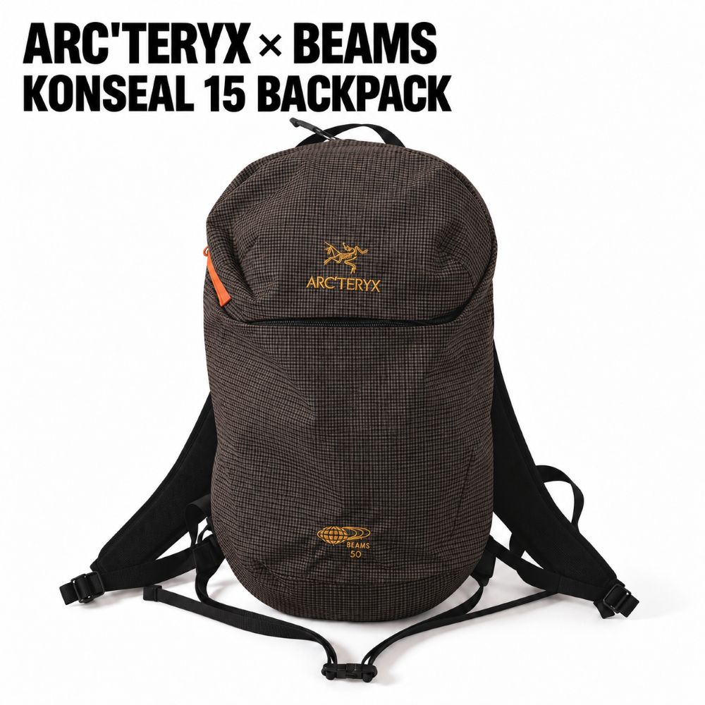 ARC'TERYX アークテリクス x BEAMS ビームス 50周年記念 別注 Konseal 15 Backpack Bitters/Yukon コンシール15 バックパック バッグ BAG 男女兼用 #X000010835