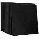 防音材 吸音ボード 吸音シート 6枚セット 60*60cm 厚さ0.9cm 面取り 斜め45°カット 防音シート 硬質吸音フェルトボード 吸音パネル 吸音防音 ...