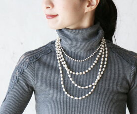 【再入荷♪9月26日12時&22時より】「french」美しい肩レースのハイネックカットソートップス
