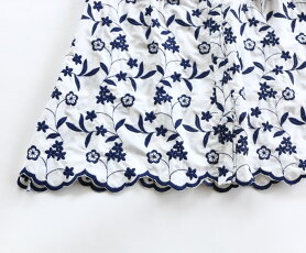 【再入荷♪9月7日12時&22時より】「french」可憐な花刺繍のトップス