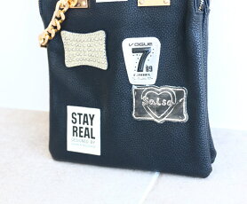 【再入荷♪5月22日12時&22時より】「french」レザー調チェーンハンドル2wayバッグ