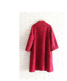 【再入荷♪11月14日12時&22時より】「french×Ko」ダマスク柄を見つめてコート
