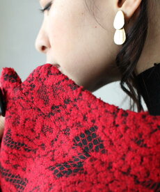 【再入荷♪11月14日12時&22時より】「french×Ko」ダマスク柄を見つめてコート