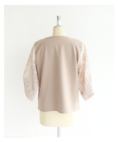 ▼▼S〜M/L〜2L「cawaii」(予約展示会)シャンパンカラーのなめらかな華レーストップス1月31日22時販売新作/S/M/L/2L