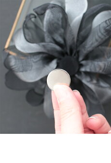 ▼▼「frenchpave」穴を開けず楽しめる。ビーズ煌めくリッチな花ブローチ2月9日22時販売新作