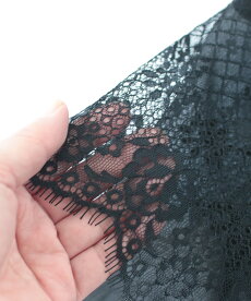 ▼▼「frenchpave」上品な透け感。レース重なるシアースリーブトップス2月13日22時販売新作