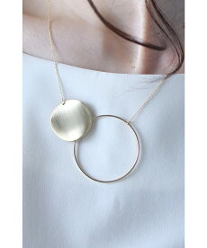 ▼▼「frenchpave」寄り添う輪とプレートのネックレス3月6日22時販売新作