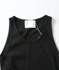 ▼▼(ブラック)「frenchpave」春夏コーデに活躍する1枚。リブワンピース3月5日22時販売新作