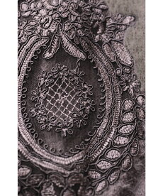 ▼(M~3L対応)(モカ)「FRENCHPAVEオリジナル」花レースのふわり袖。モヘアニットトップス□□□9月27日22時販売新作