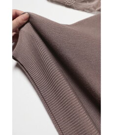 S〜L/2L〜3L対応(ブラウン)「FRENCHPAVE」腕に咲く満開の花。シアーショルダートップスぽわん袖cawaii12月4日22時販売新作S/M/L/2L/3L