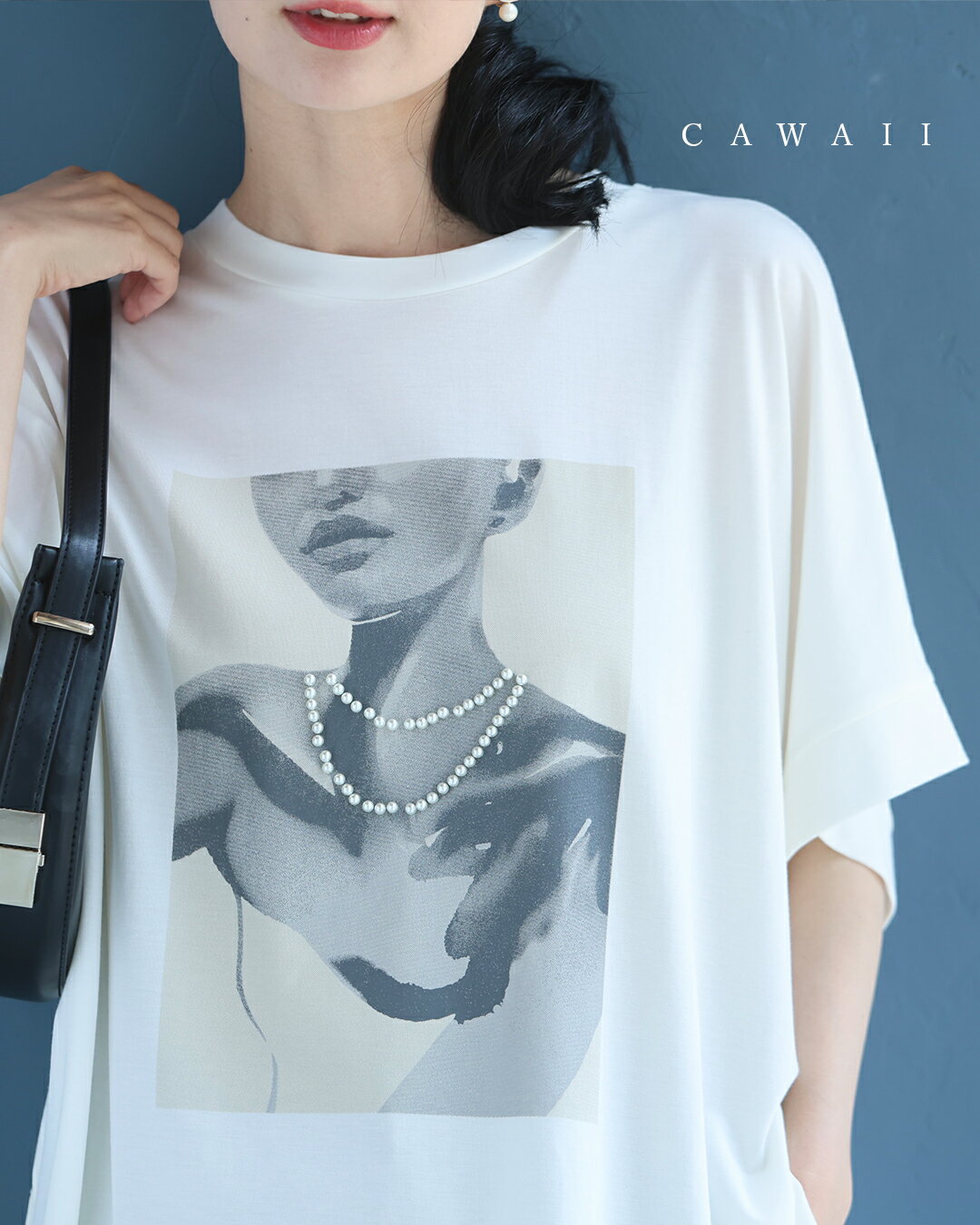 Rakuten - （S~3L対応）パールレディのゆったりTシャツトップス