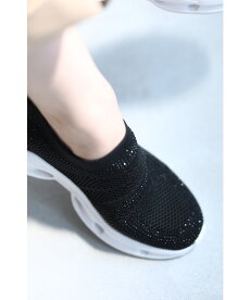 ▼▼(35〜40)(ブラック)「frenchpave」(黒)ドレスにも合うリュクス感。スタイルアップな厚底ドレッシースニーカーシューズ7月27日22時販売新作