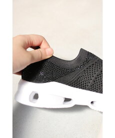 ▼▼(35〜40)(ブラック)「frenchpave」(黒)ドレスにも合うリュクス感。スタイルアップな厚底ドレッシースニーカーシューズ7月27日22時販売新作