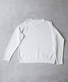 ▼▼(S~L対応)「frenchpave」首元シアーな斜線ラインニットトップス10月18日22時販売新作