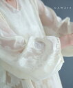 【再入荷♪3/23 20時】(S~2L対応)艶めくバラレース模様のシアーブラウストップス