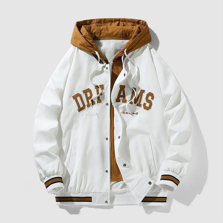 メンズ 秋物 ジャケット ウインドブレーカー スタジャン フード パーカー マウンパ ジップアップ ブル..