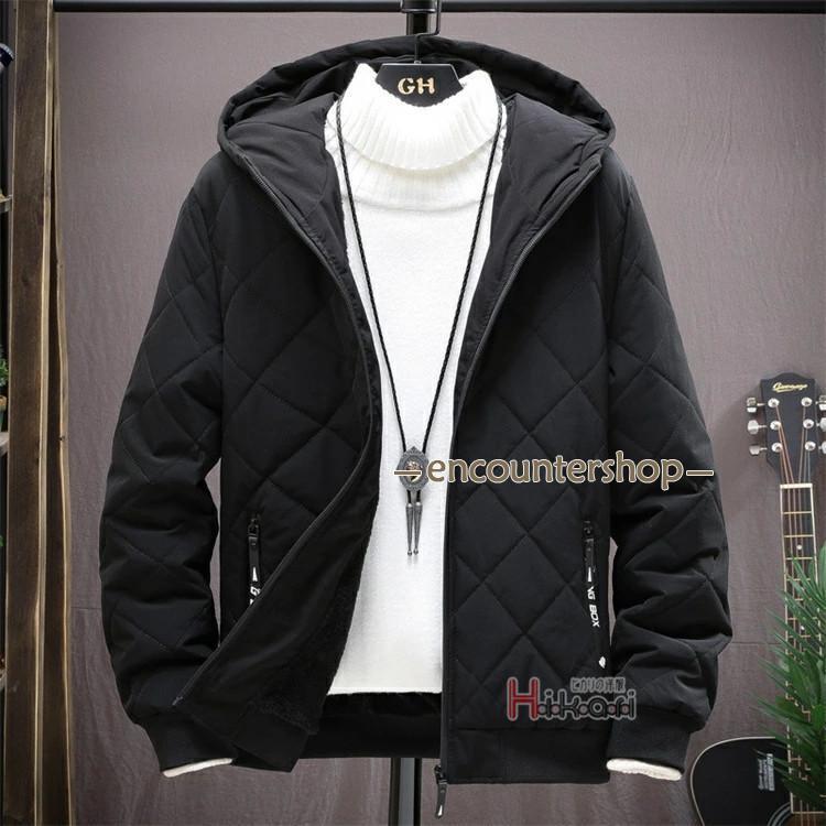 裏ボア 中綿ジャケット メンズ ダウンジャケット キルティング コート あったか 裏起毛 防寒 アウター ブルゾン