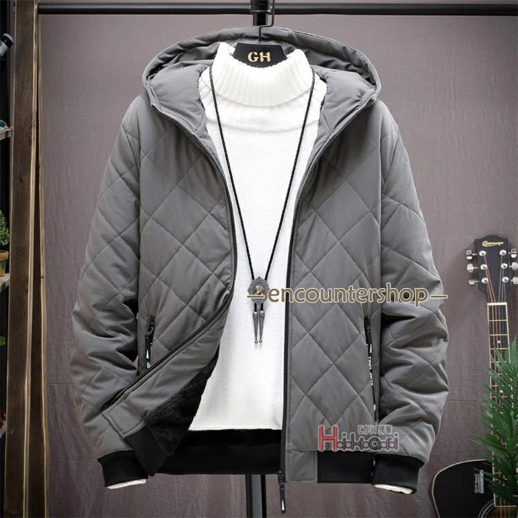 裏ボア 中綿ジャケット メンズ ダウンジャケット キルティング コート あったか 裏起毛 防寒 アウター ブルゾン