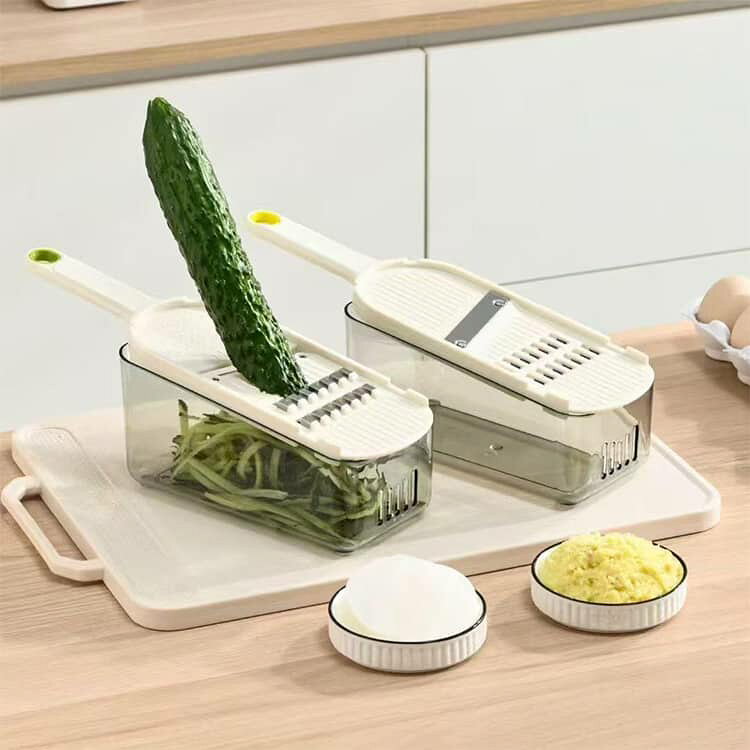 ステンレス 千切り器 時短 キャベツ 野菜スライサー ピーラー 野菜カッター 調理器具 スライス スライサー 千切り キッチン 便利 キッチンツール おろし器 サラダ 千切り スライサー 簡単 oneprice005-10006280 ワンプライス サンプル画像3